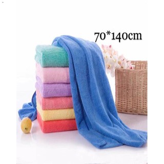 babies♝♛Microfiber Plain color Beach bath swimming Super Soft bath towel/70x140cm