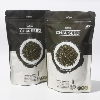 Organic Black Chia Seed 250 Grams Black Chia Seed Original Safiya Herbal Safiya