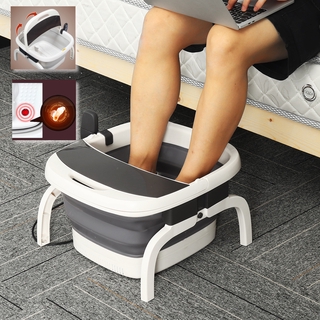 Foldable 220V Foot Relax Bath Massager Electric Heating Tub Wired Remote Control