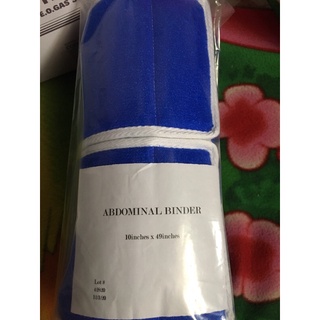 abdominal binder sold per piece 10" x 49"