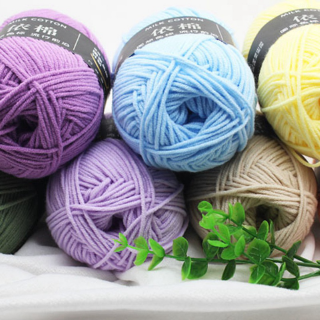 Qijunfeng DIY Milk Cotton Baby Doll Yarn Cotton Blend Hand knitted Crochet Thread Mbyss (2)