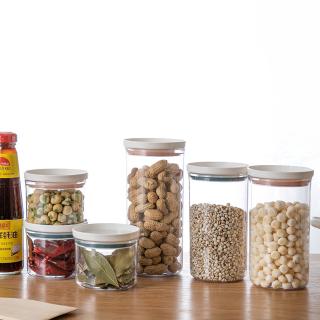 1Pcs Jars Sealed Cans with Cover Kitchen Food Storage Bottles Mason Spice Jars Candy Storage banks Tea Box Kitchen Storage (4)