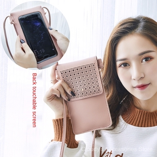 Korean INS Style occident New Fashion Net Red Make to order girl's bagCan Be a Touch Screen Handbags2020New Korean-Style One-Shoulder Phone Women's Wallet Mini Fashion Verticle Cross-Body Phone Bag