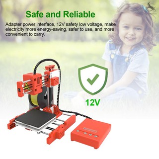 EasyThreed Mini Desktop Children 3D Printer 100*100*100mm Print Size High Precision Mute Printing with TF Card PLA Sample Filament for Kids Beginners Creativity Education Gift (4)
