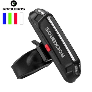 ROCKBROS Bike Light USB Rechargeable Bike Tail Light 3 Colors Waterproof Bicycle Light For MTB