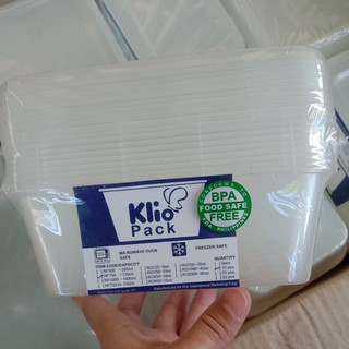 Microwaveable plastic containerRE-750ml 10pcs per pack