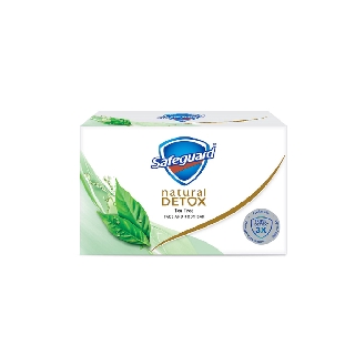 Safeguard Natural Detox Tea Treeface And Body Bar Soap 108G