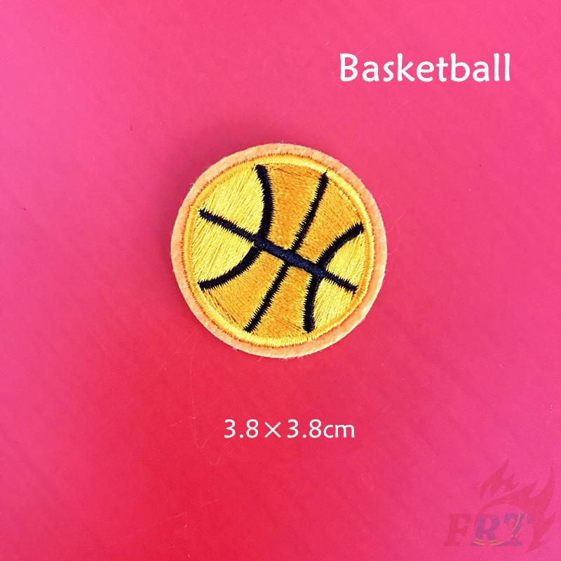 > Ready Stock < ☸ Football / Basketball / Baseball / Rugby Patch ☸ 1Pc Mini Diy Sew On Iron On Patch (5)