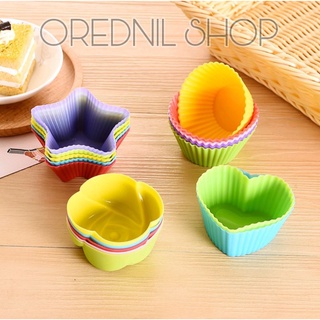 1pc Multiple Shape Silicon Steamed Cupcake Puto Molder Puto Muffin Cups Pudding Baking Tools