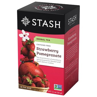 Stash Tea Strawberry Pomegranate Red Herbal Tea