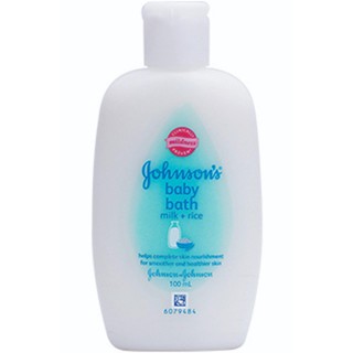 Johnsons and Johnsons Bath Milk Plus Rice 100ml (1)