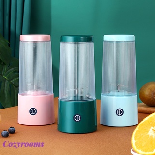 （Cozyrooms) 350ml Mini Portable Juicer Blender USB Rechargeable Electric Food Smoothie Processor Mixer Maker Machine
