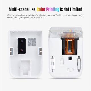 ❈❈MBrush Handheld Printer Portable Mini Inkjet Printer Color Barcode Printer 1200dpi with Ink Cartri