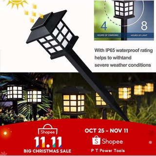 【2pcs】38cm Solar Garden Light LED Solar Garden Lights Waterproof Outdoor Walkway Yard Garden