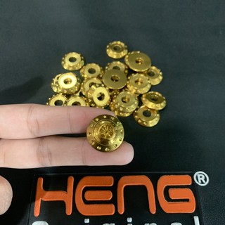 HENG 6mm DOTTED WASHER GOLD (PER PIECE)