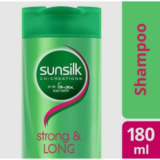 Sunsilk Shampoo 180ml Green Co-Creation Strong & Long Hair Grow