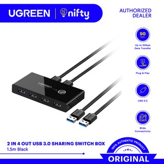 UGREEN 2 IN 4 Out USB 3.0 Sharing Switch Box (1)