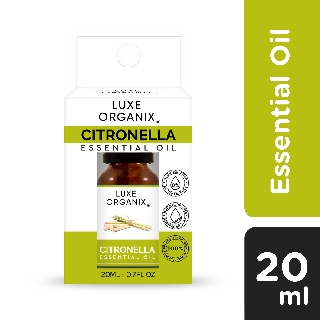 Luxe Organix Citronella 100% Pure Essential Oils 20Ml