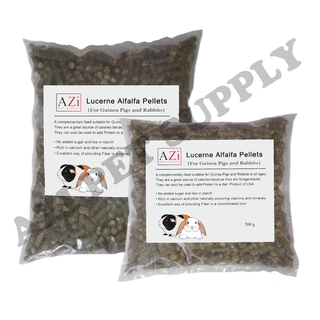 AZi Lucerne Alfalfa Pellets for Guinea Pig, Rabbit and other Rodents