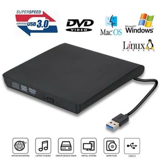 Portable Slim Optical Drive Writer Burner Rewriter External CD ROM Drive DVD For PC Laptop