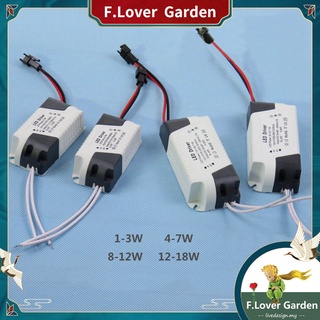 LED Driver Transformer Lamp Light Power Supply String Light Power Supply 1-3W/4-7W/8-12W/12-18W LED