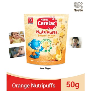 Nestle Cerelac Nutripuffs Banana and Orange 50g