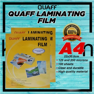 QUAFF laminating film A4 250mic/125mic (100pcs)