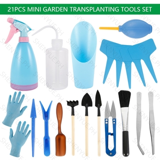 COD 7/14/21Pcs Care Potted Planting Gardening Tools Kit，Gardening Succulent Potted Plant Planting Tools Garden Tools