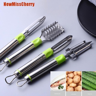 [NewMissCherry] Stainless steel fish scale remover cleaner scale scraper peeler kitchen tool