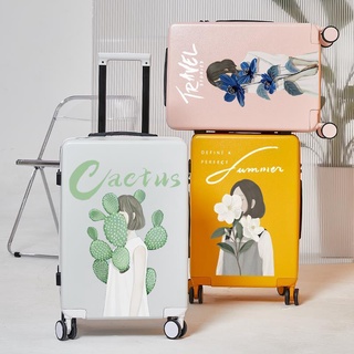 ✠✹New suitcase female net celebrity ins tide small 20-inch trolley case universal wheel suitcase 24