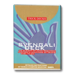 Svengali Deck Bicycle (Blue) - Magic Trick (gimmick deck of playing cards for magicians)