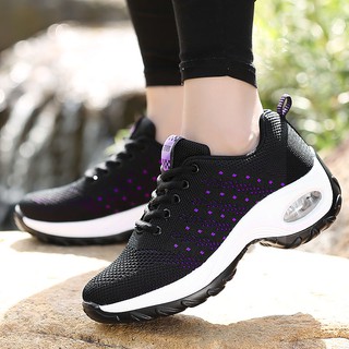 Fashion Women Casual Shoes Sneakers Running Shoes Sports Shoes White Shoes Platform Shoes Sapatos Wedge (8)