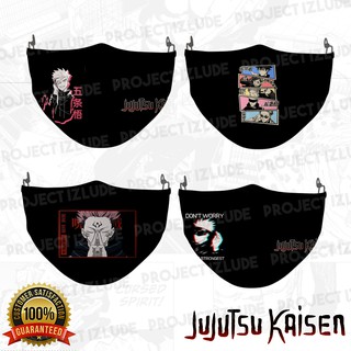 Jujutsu Kaisen Face Mask Part 2 3PLY, Washable and Adjustable