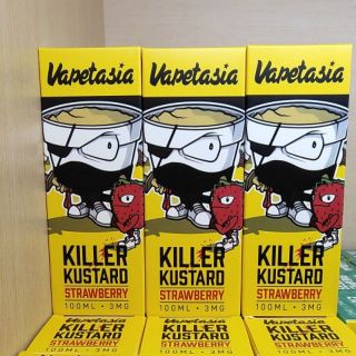 [Dragon Vape]Killer Kustard - Strawberry- 100mL - Vape Juice