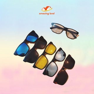 Sunglasses reveal multifunction 5 in 1 convenient day and night travel