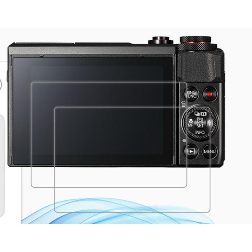 2Pcs Digital Camera LCD Film for Canon PowerShot G7 X Mark III G7X III 2.5D 9H Clear Tempered Glass
