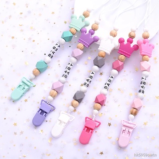 ❈℗New 5 Colors Baby Teether Handmade Making Pacifier Clips Holder Chains Silicone Pacifier Chain Cl
