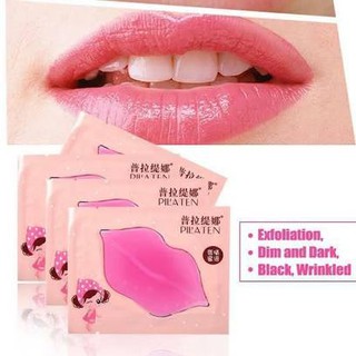 ✅ COD Lip Pilaten Collegen Mask Pinkish instant Soft Supple Lips