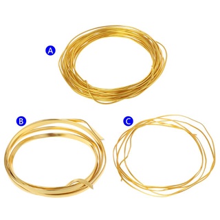 time* DIY Handmade Golden Line Jewelry Making Epoxy Resin Necklace Pendant Gold Metal Frame Bend UV Frames Flat Round Wire Soft High Quality