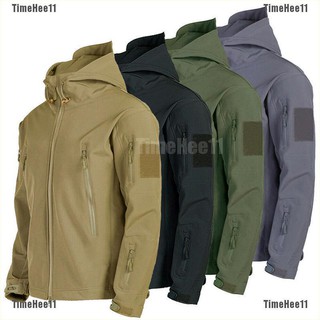 【TimeHee11】Waterproof Winter Mens Outdoor Jacket Tactical Coat Soft Shell Mili