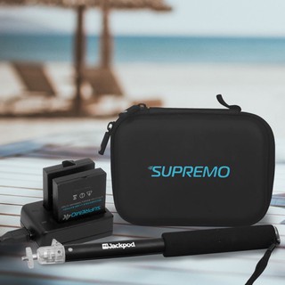 Supremo Conquest Accessories Bag, Baterry, Dual Battery Charger, Memory Card and Jackpod