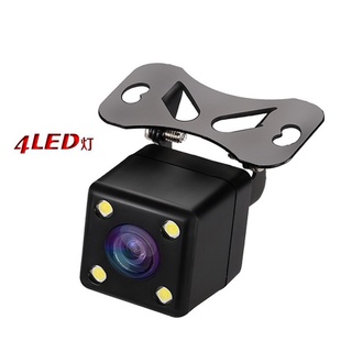 COD★Car Rear View Camera 4 Led Jack Port Video Port Night Vision For Dash Cam Waterproof Parking Ass