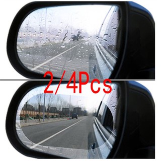 2/4Pcs Anti Fog Rainproof Rear View Protective Film Auto SUV (1)