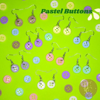 Button Earrings by Little Trinkets Co. (Cute, Fun, Y2K Miniture Earrings)