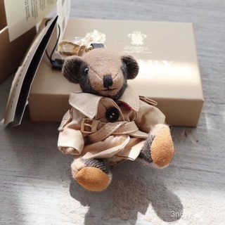 Kawaii Cute Bear Keychain Bag Charm Pendant Key Chain Vintage Cartoon Bear Toy Doll Car Ornaments Gi