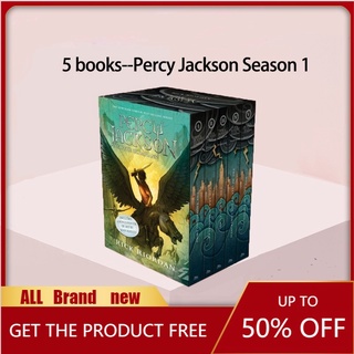 ✳【Ready Stock】【5 PAPERBACKS】 Percy Jackson & the Olympians, Boxed Set (Paperback) by Rick Riordan