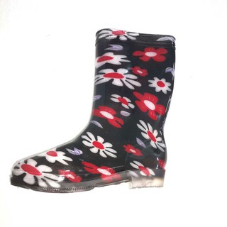 5t0D OUTDOOR Low Cut Women Rubber Rain boots shoe rainy boots water resistance floral design bota (7)
