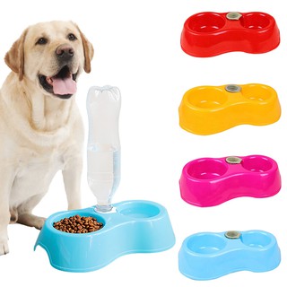-Pets Automatic Food Supply Bowl Dual Drinking Feeding Bowls (1)