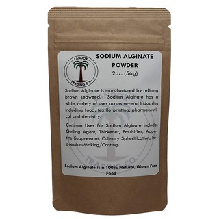 Sodium Alginate - Food Grade - 2 Ounces - Molecular Gastronomy