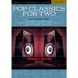 Violin Book Duet / (V-19) POP CLASSICS FOR TWO